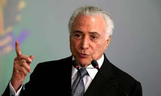 Temer diz que Brasil é exemplo de democracia para o mundo