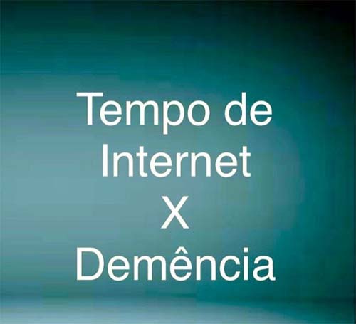 Tempo de internet moderado pode evitar a demência