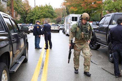 Atirador abre fogo em sinagoga, na Pensilvânia nos EUA, há vítimas