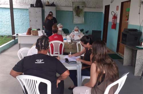 SMS faz testagem rápida de Hepatite C em instituição na Santa Amélia