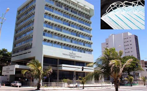 TRT-19 volta a recomendar uso de máscara em suas dependências