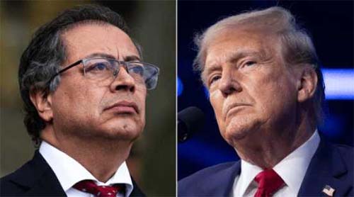Trump acusa o presidente colombiano de liderar o narcotráfico e anuncia suspensão de ajuda financeira