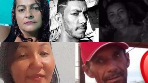 Quatro alagoanos e um paulista são identificados como vítimas de atropelamento fatal no Sertão
