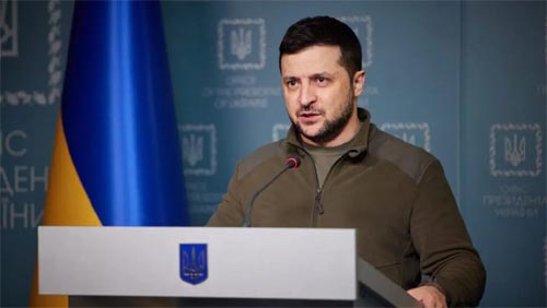Zelensky aponta 2024 como o ano da Ucrânia livre da ameaça aérea russa